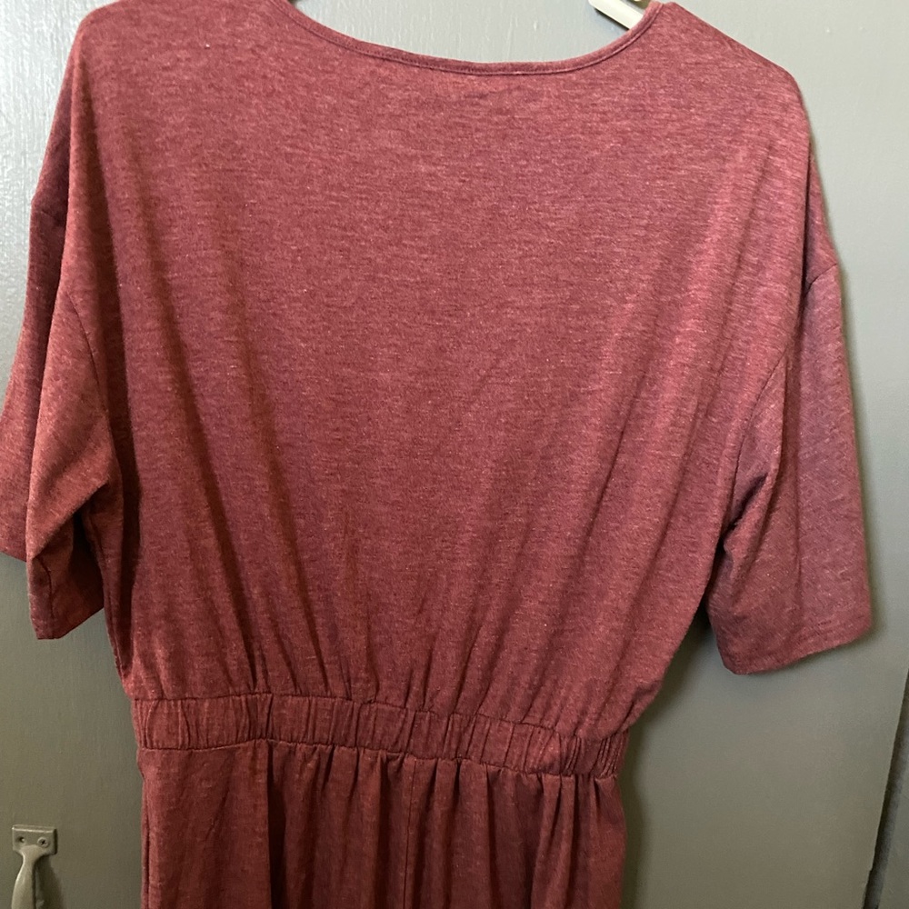 Jumpsuit red from shein size large